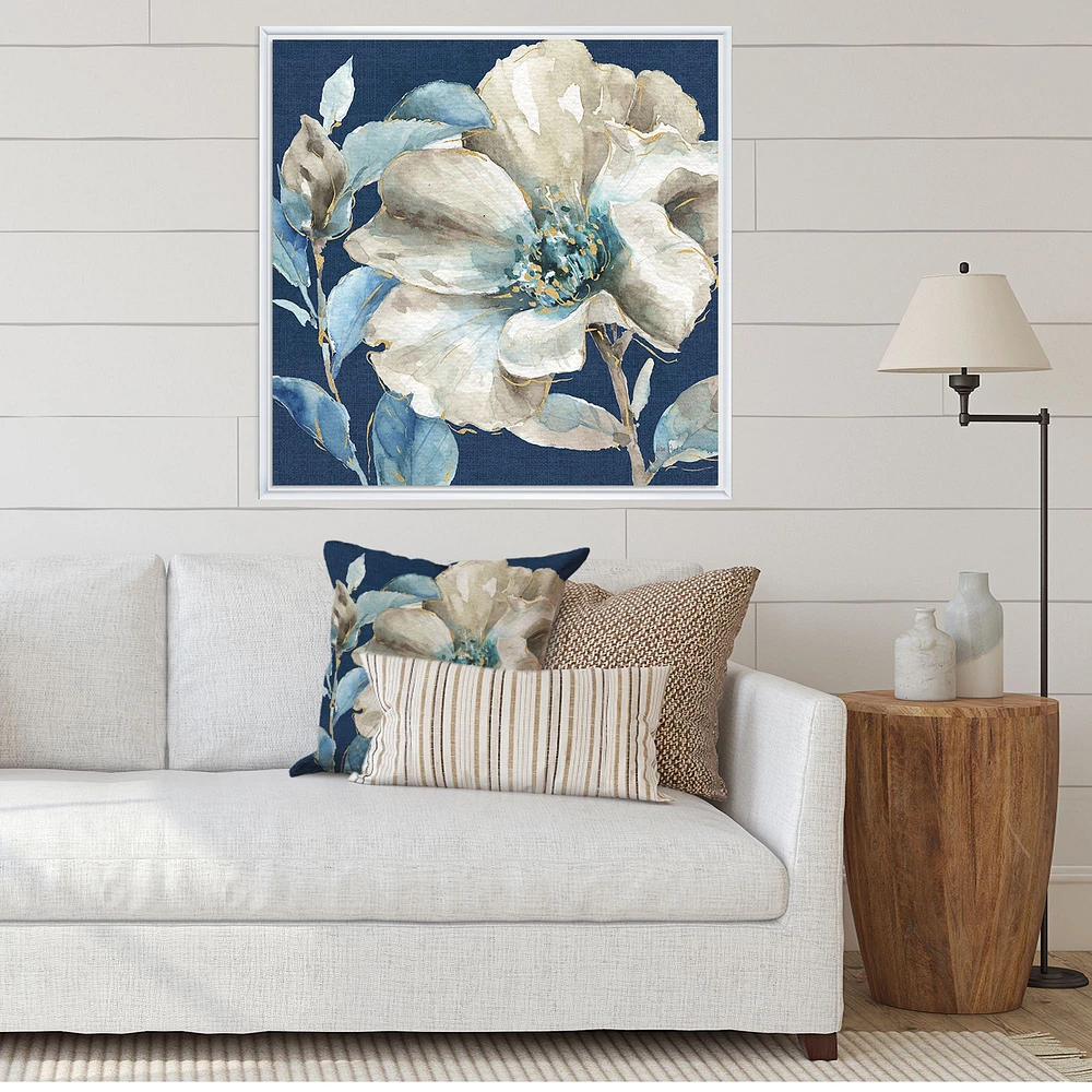 Indigold Watercolor Flower I  Wall Art