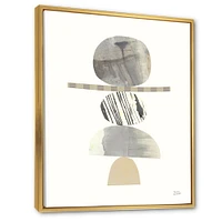 Geometric Balance Neutral I  Wall Art