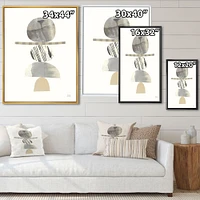 Geometric Balance Neutral I  Wall Art