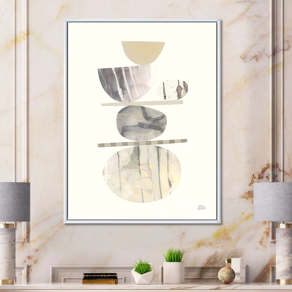 BalanceAbstract Neutral II Wall Art