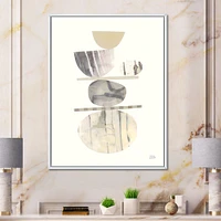 BalanceAbstract Neutral II Wall Art