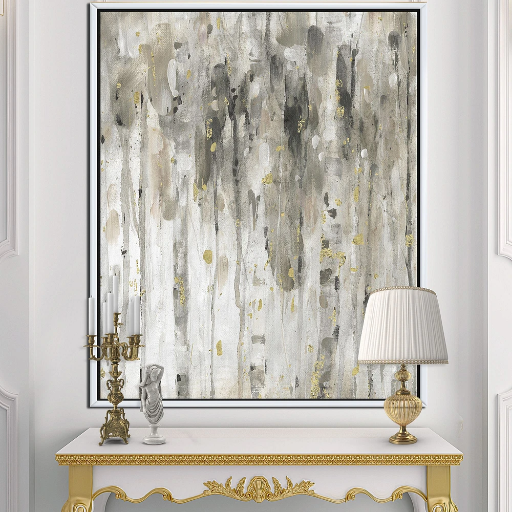 The Modern Grey Forest IV  Wall Art