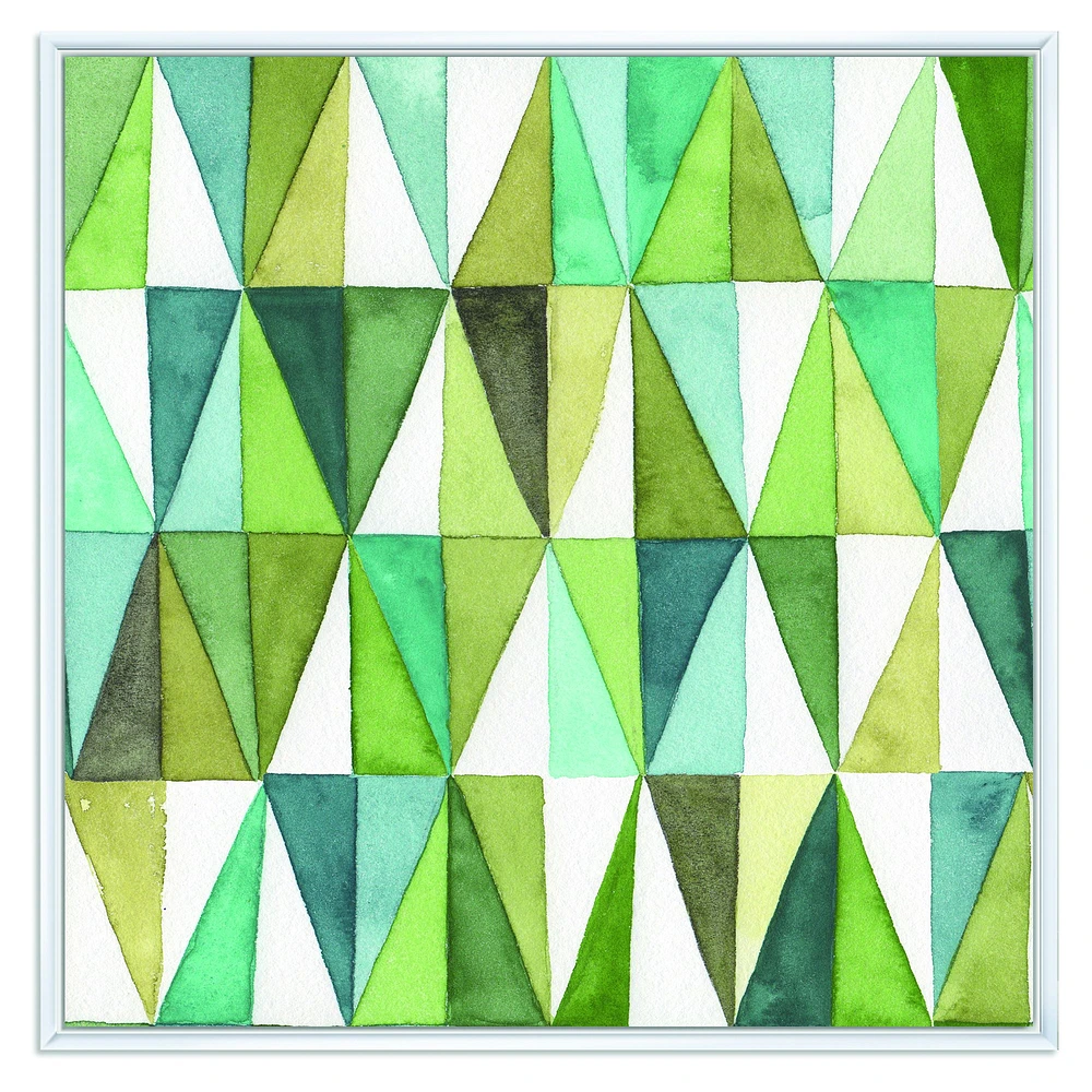 Green Triangle III Wall Art