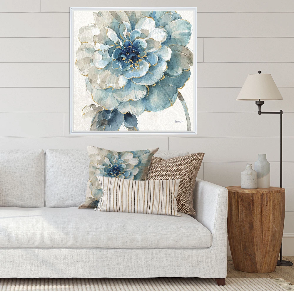 Indigold Gold Country Flower  Canvas Wall Art Print