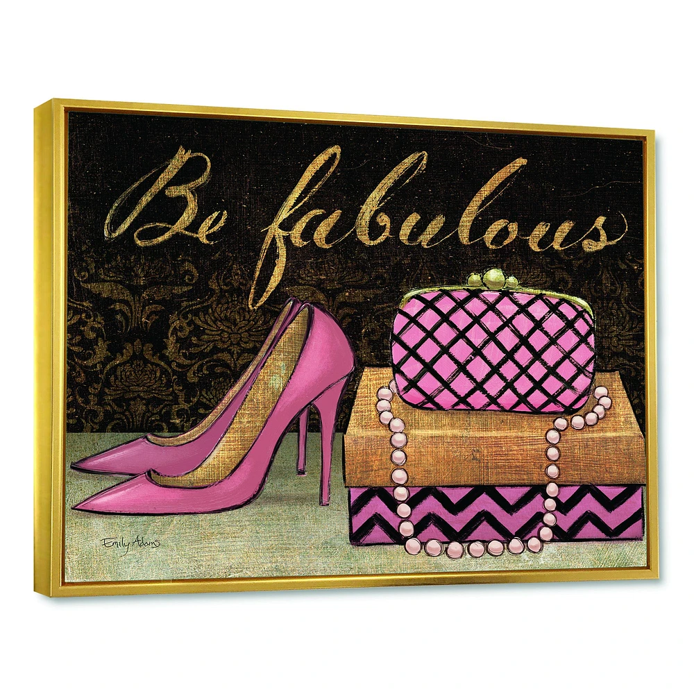 Gold Fabulous Life Style III  FrenchWall Art