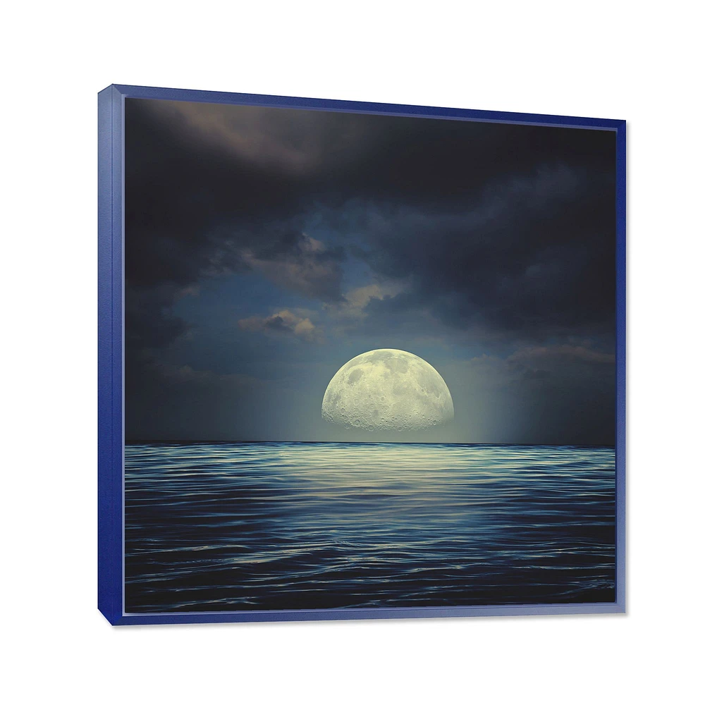 Toile « Super Moon Over The Sea II