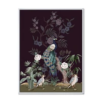 Chinoiserie with Birds and Peonies V  Wall Art