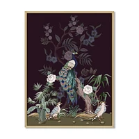 Chinoiserie with Birds and Peonies V  Wall Art