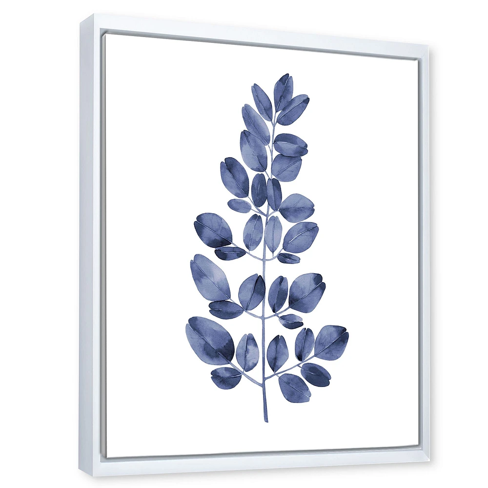 Navy Blue Eucalyptus II  Wall Art