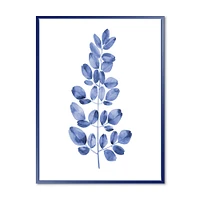 Navy Blue Eucalyptus II  Wall Art