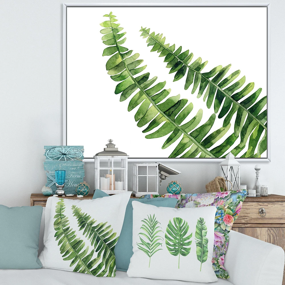 Toile « Fern Leaves Detail I