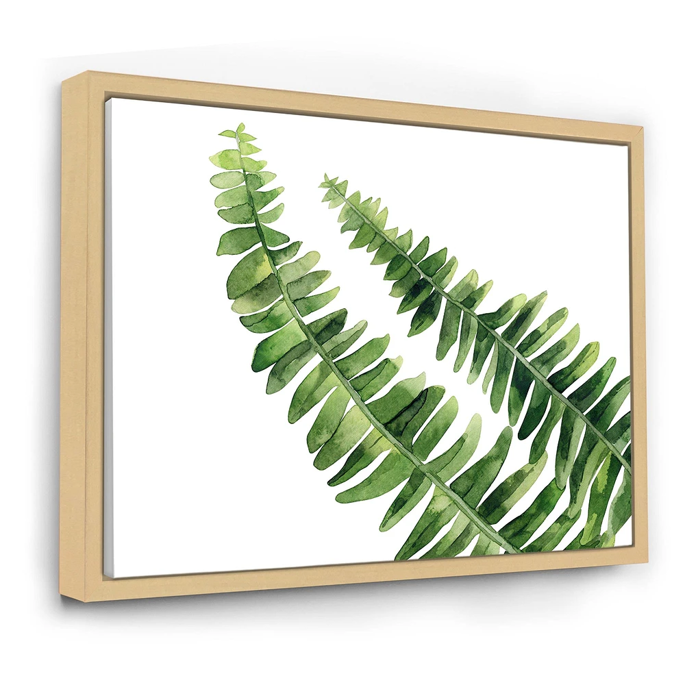 Toile « Fern Leaves Detail I