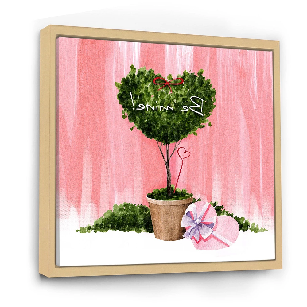 Toile « Heart Shaped Valentine House Plant