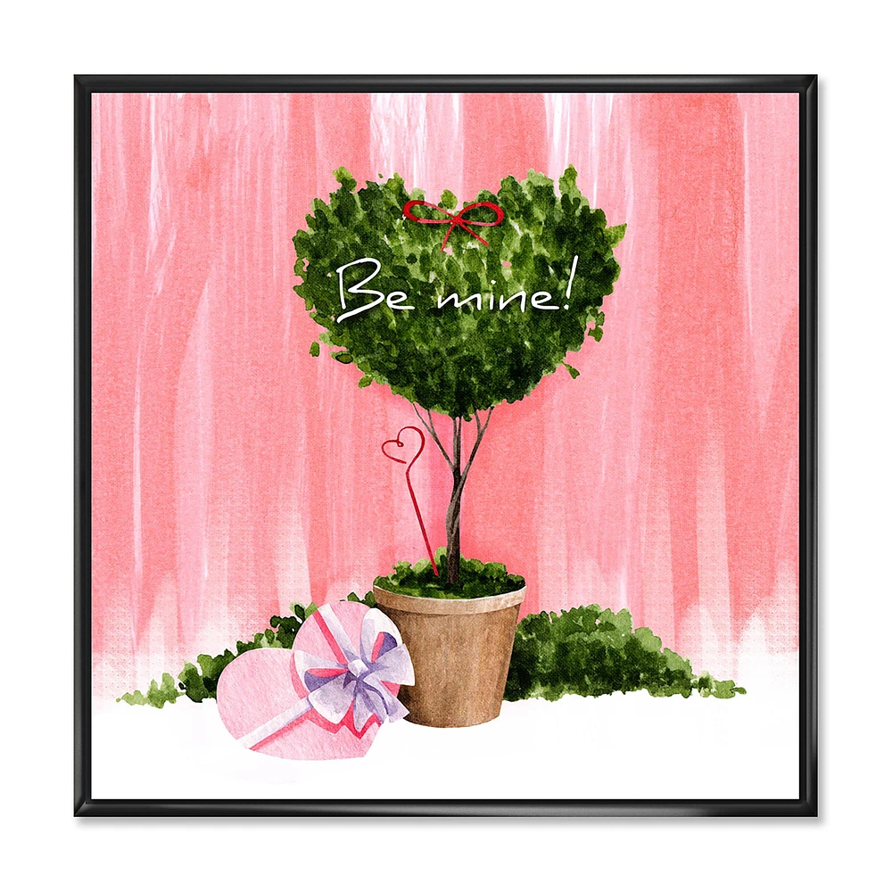 Toile « Heart Shaped Valentine House Plant