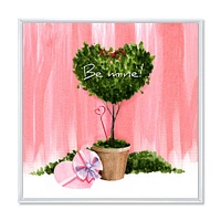 Toile « Heart Shaped Valentine House Plant