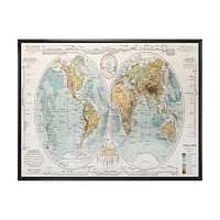 Ancient Map of The World II Wall Art