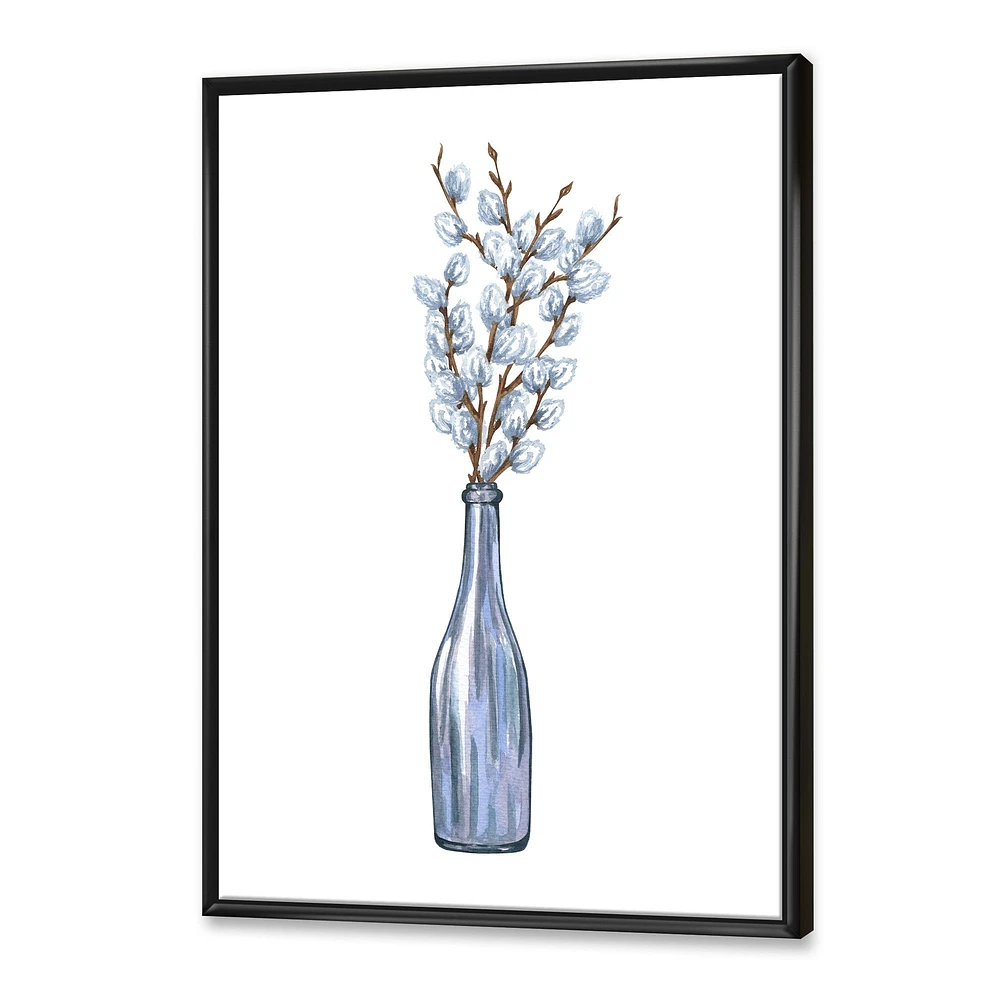 Bunch of Blue Willow Twigs II  Wall Art