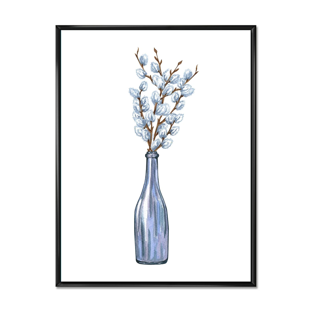 Bunch of Blue Willow Twigs II  Wall Art