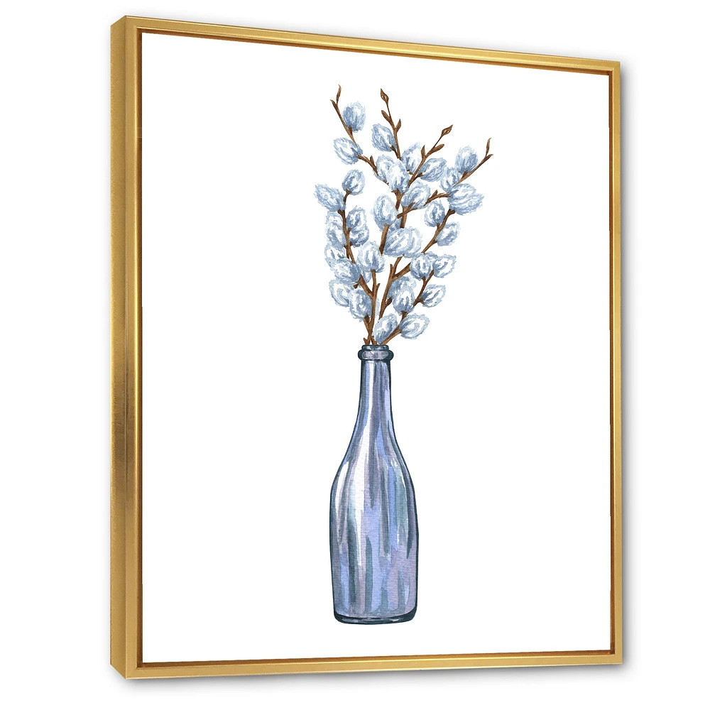 Bunch of Blue Willow Twigs II  Wall Art