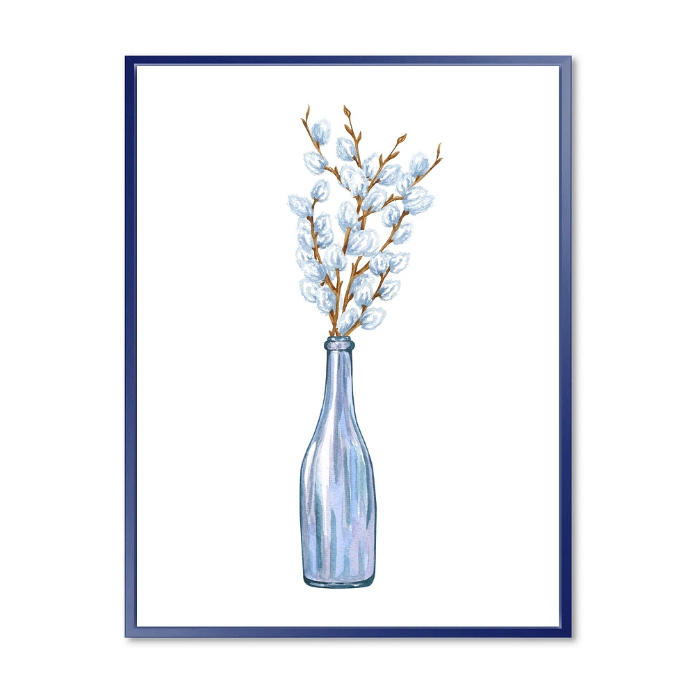 Bunch of Blue Willow Twigs II  Wall Art