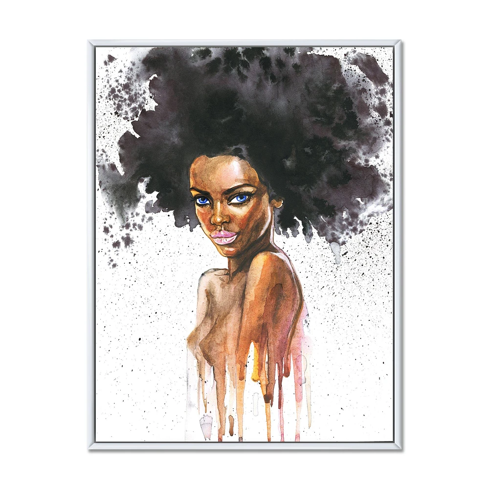 Portrait of African American Woman VII  Wall Art