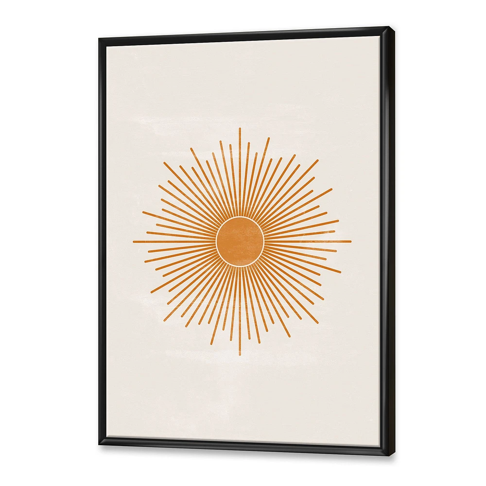 Toile « Orange Sun Print II »