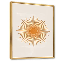 Orange Sun Print II  Wall Art