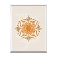 Toile « Orange Sun Print II »