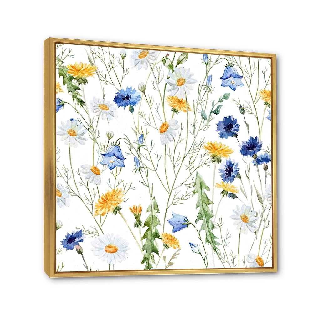 Toile « WildFlowers Chamomile and Clover Bell II