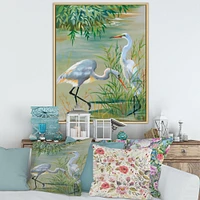 Toile « Heron Birds I »