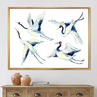 Toile « Asian Crane Bird Impression