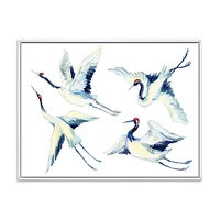 Toile « Asian Crane Bird Impression