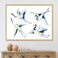 Toile « Asian Crane Bird Impression