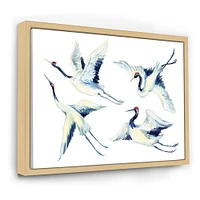 Toile « Asian Crane Bird Impression