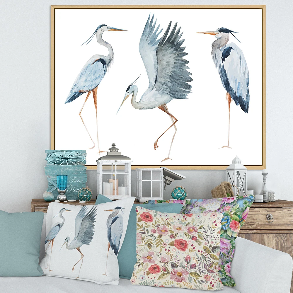 Heron Birds II  Wall Art