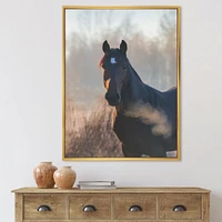 Toile « Portrait of A Horse on An Autumn Morning »