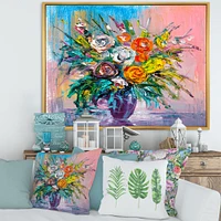 Bouquet of VIbrant Flowers  Wall Art