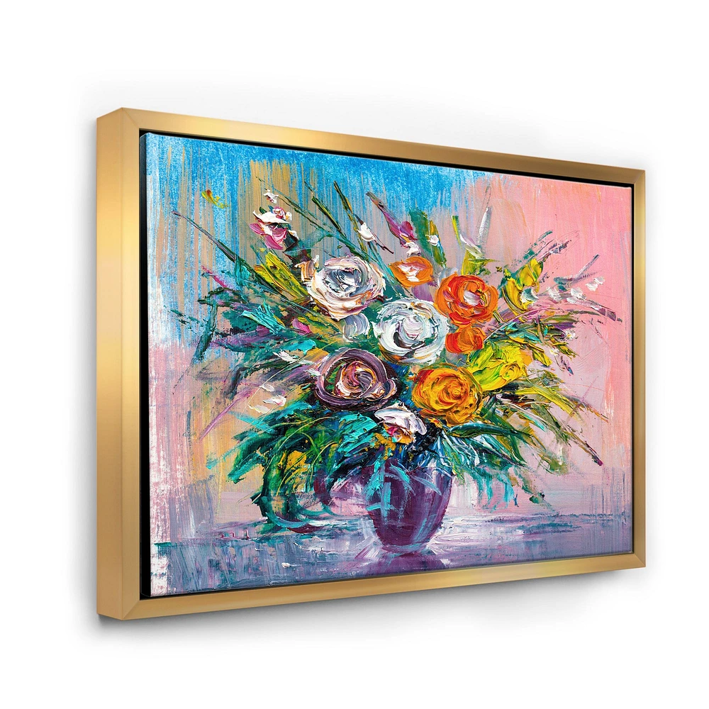 Bouquet of VIbrant Flowers  Wall Art