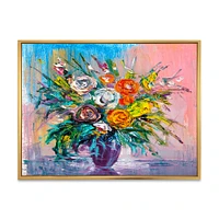 Bouquet of VIbrant Flowers  Wall Art