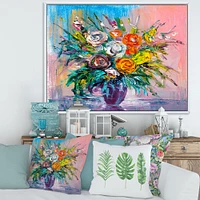 Bouquet of VIbrant Flowers  Wall Art