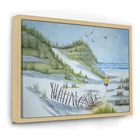 Child Walking The  Beach Wall Art