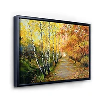 River in The Autumn Woods Wall Art