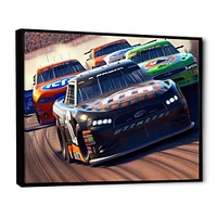 Stock Car Racing Last Lap Wall Art