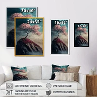 Mountain Top Cherry Blossom IV Wall Art