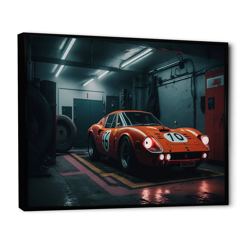 Orange Exotic Car Photography Wall Art