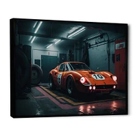 Orange Exotic Car Photography Wall Art