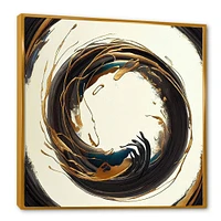 Gold Glamour Circle 1 Wall Art