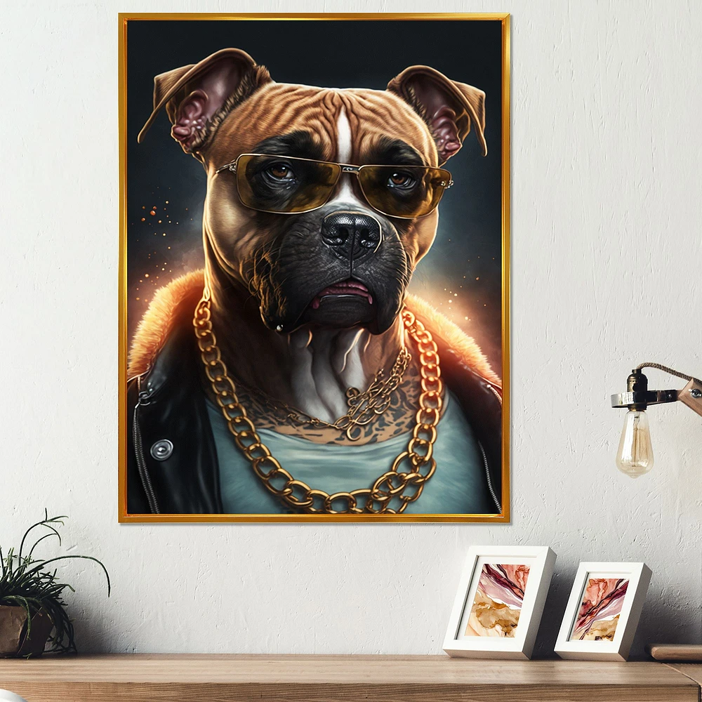 Boxer Gangster NYC Wall Art