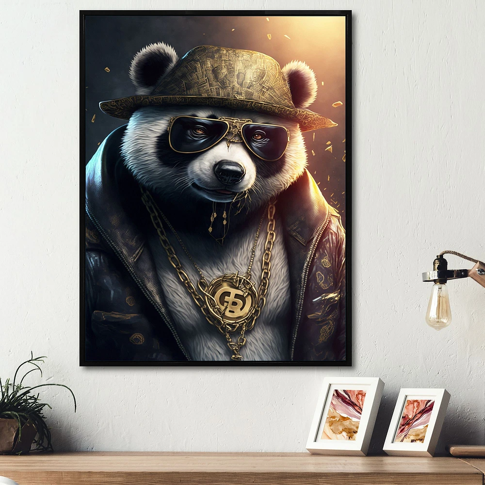 Panda Gangster NYC I Wall Art