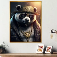 Panda Gangster NYC I Wall Art